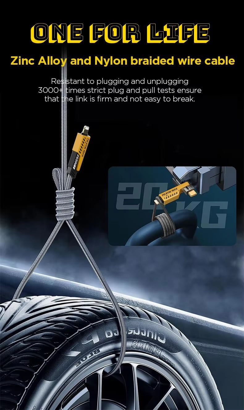 4 In 1 Multi USB PD Charging Cable