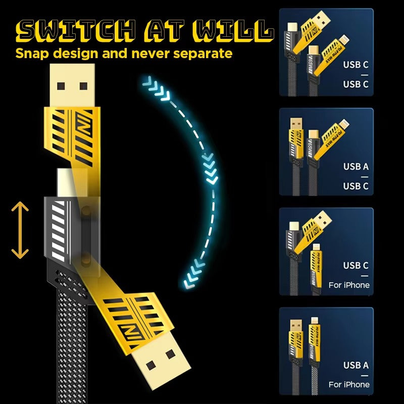 4 In 1 Multi USB PD Charging Cable