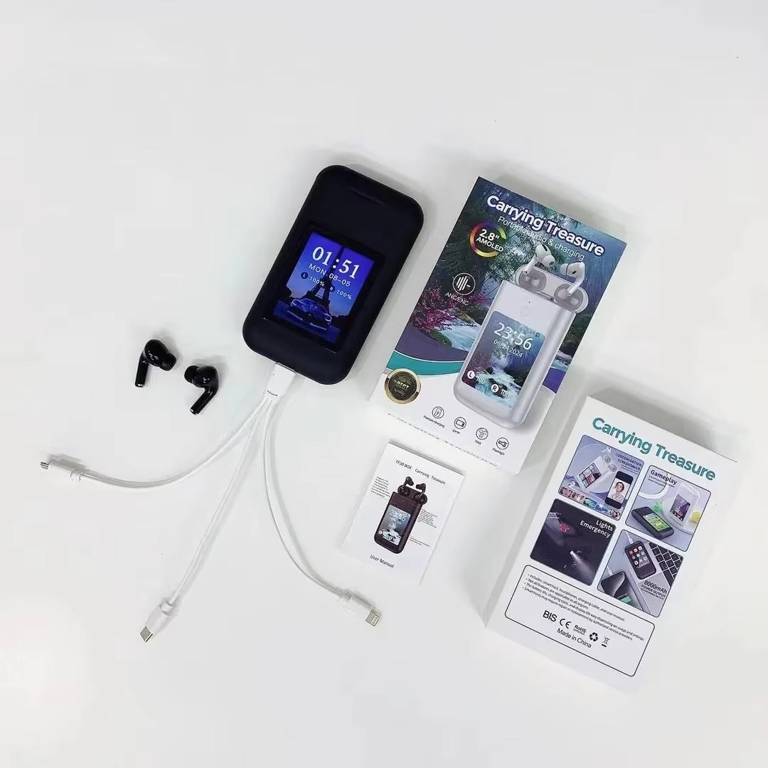 NuboFussion 3-in-1 Earbuds, Power Bank and Multimedia