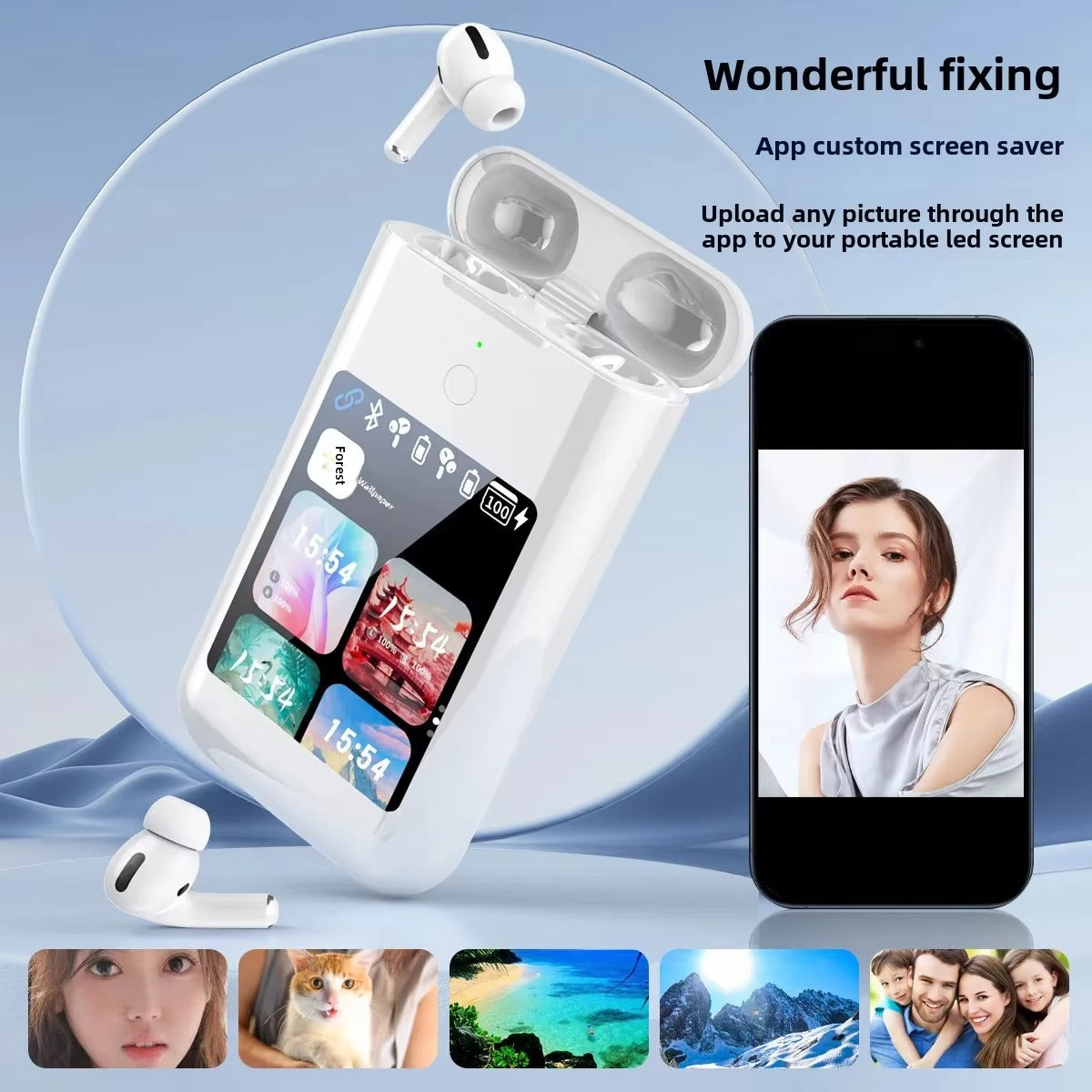 NuboFussion 3-in-1 Earbuds, Power Bank and Multimedia