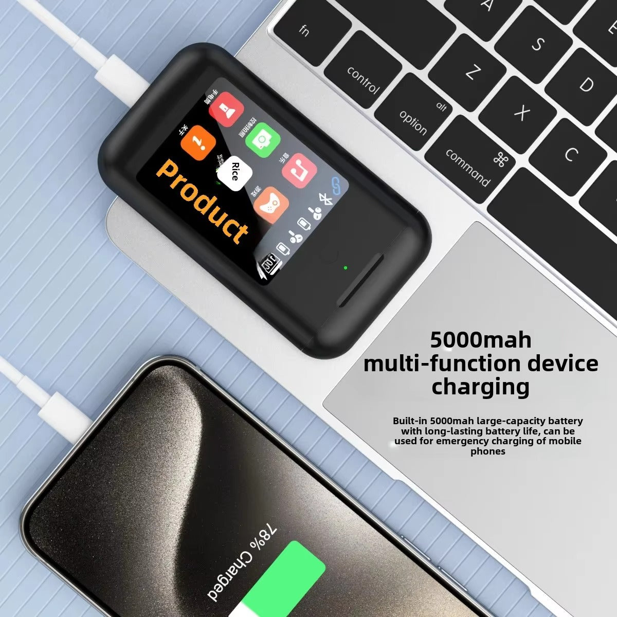 NuboFussion 3-in-1 Earbuds, Power Bank and Multimedia
